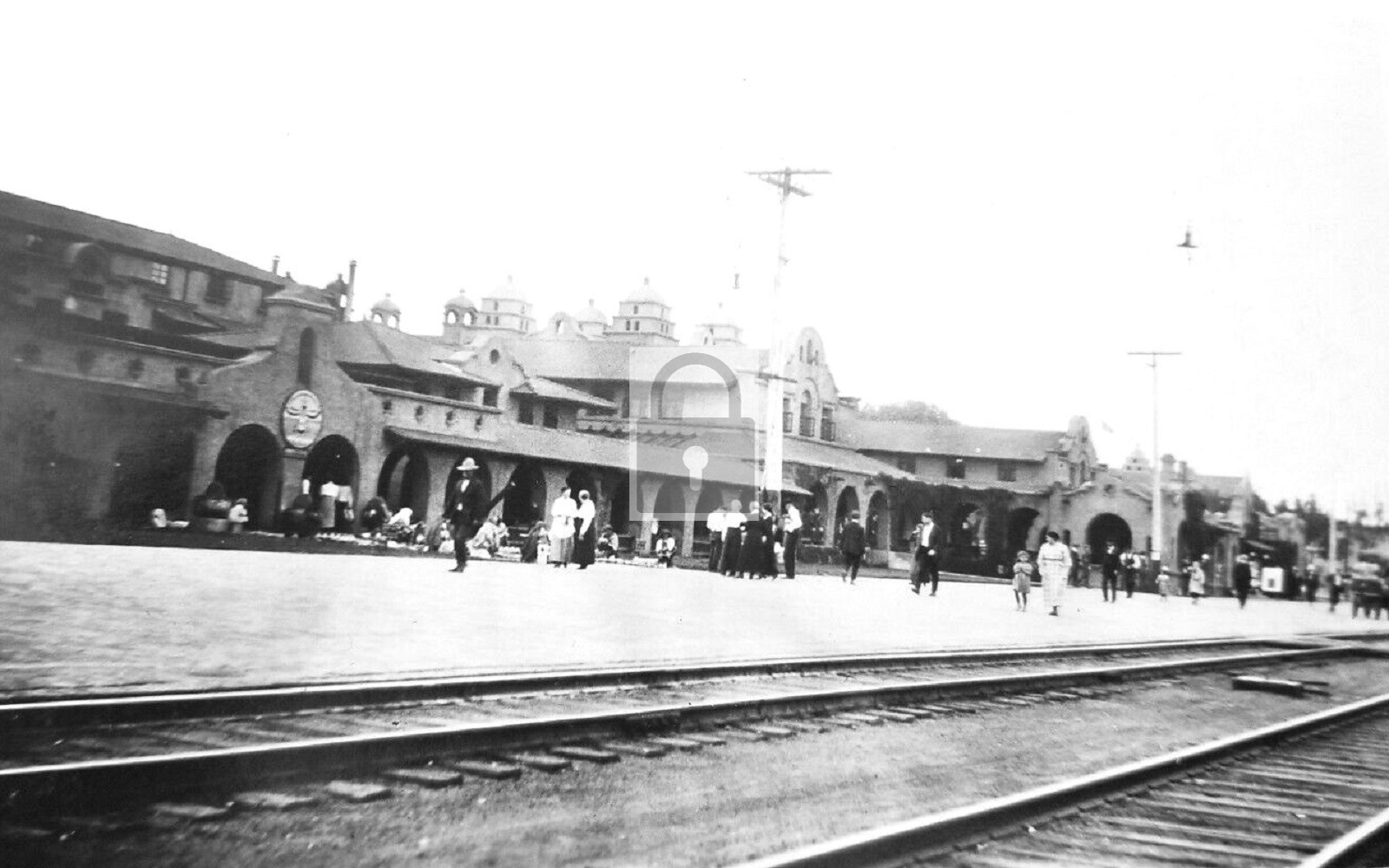 Railroad Train Station Depot Albuquerque New Mexico NM – Reprint