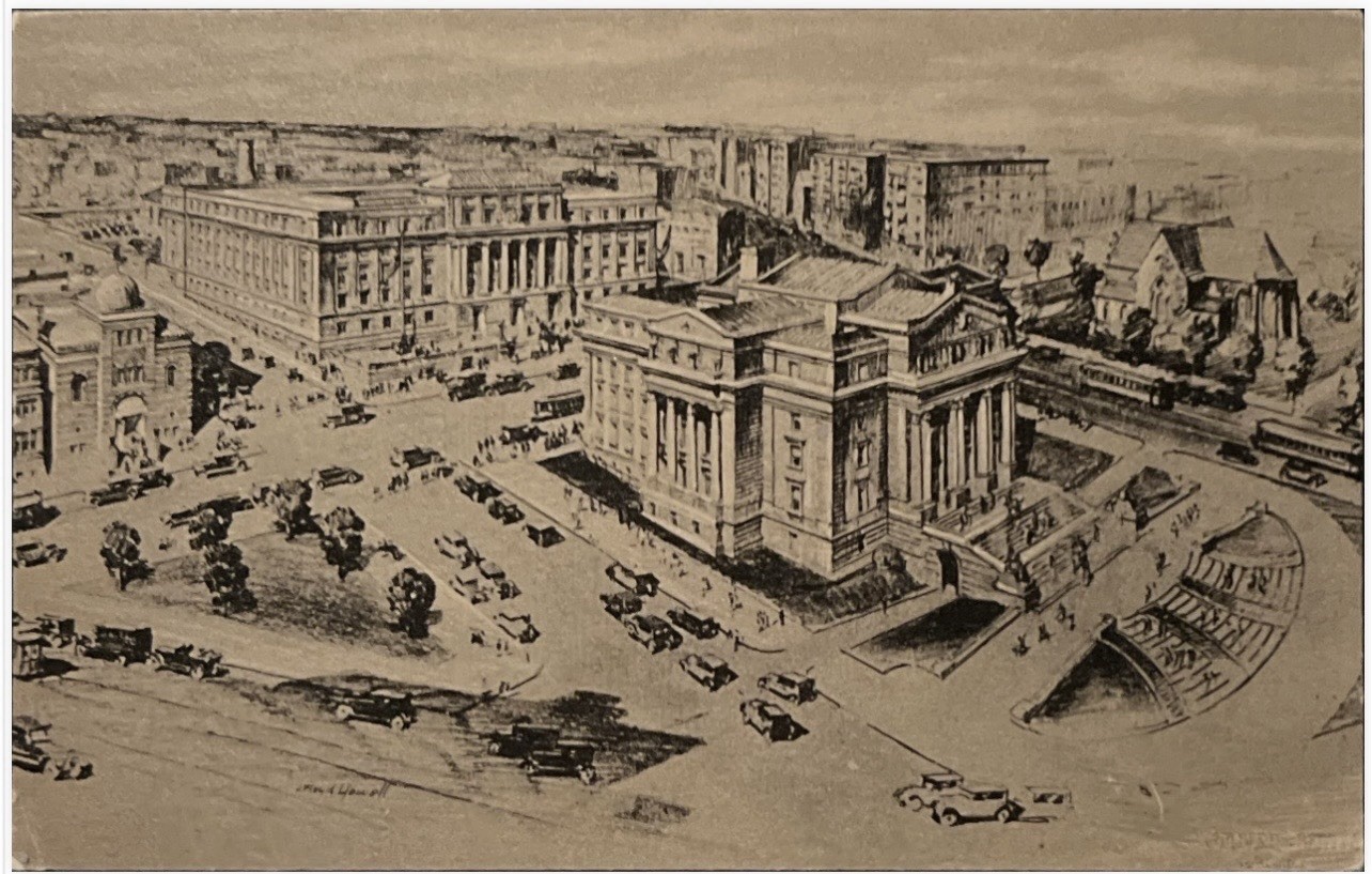Essex County Courthouse Hall Of Records NEWARK New Jersey Postcard
