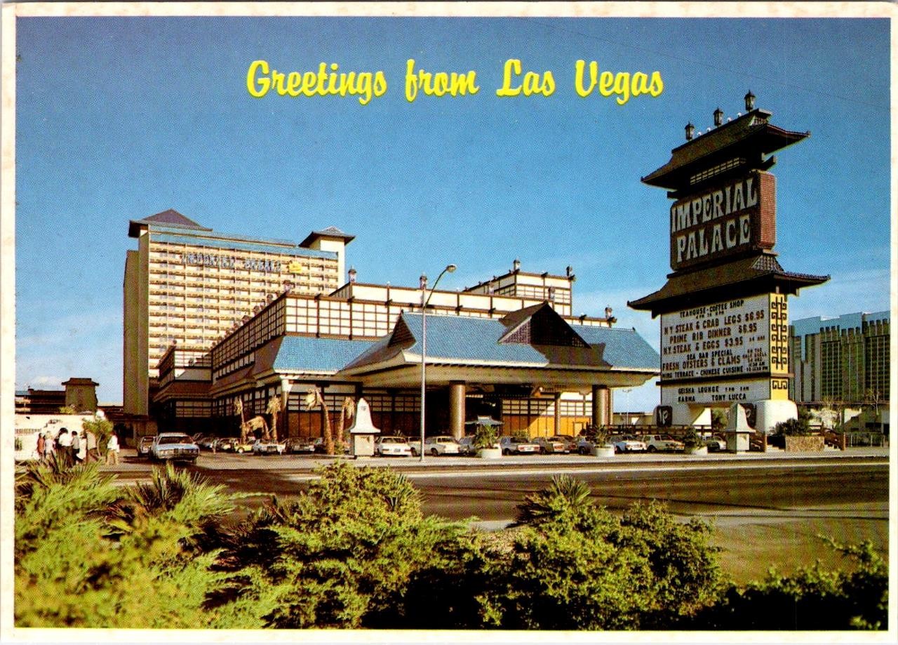 Las Vegas, NV Nevada IMPERIAL PALACE HOTEL & CASINO 4X6 Advertising Postcard