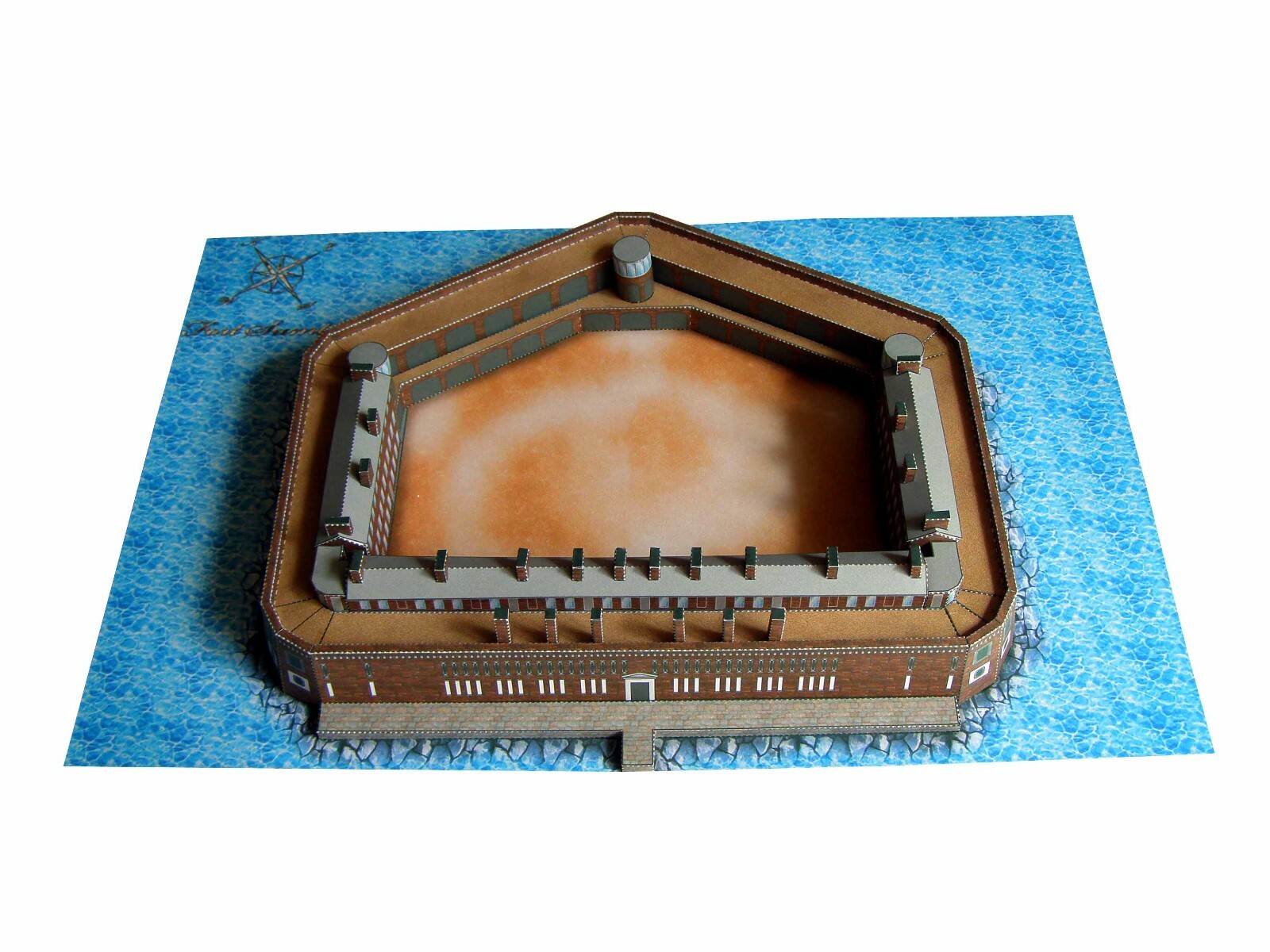 Fort Sumter – Charleston, South Carolina – Paper Model Project Kit