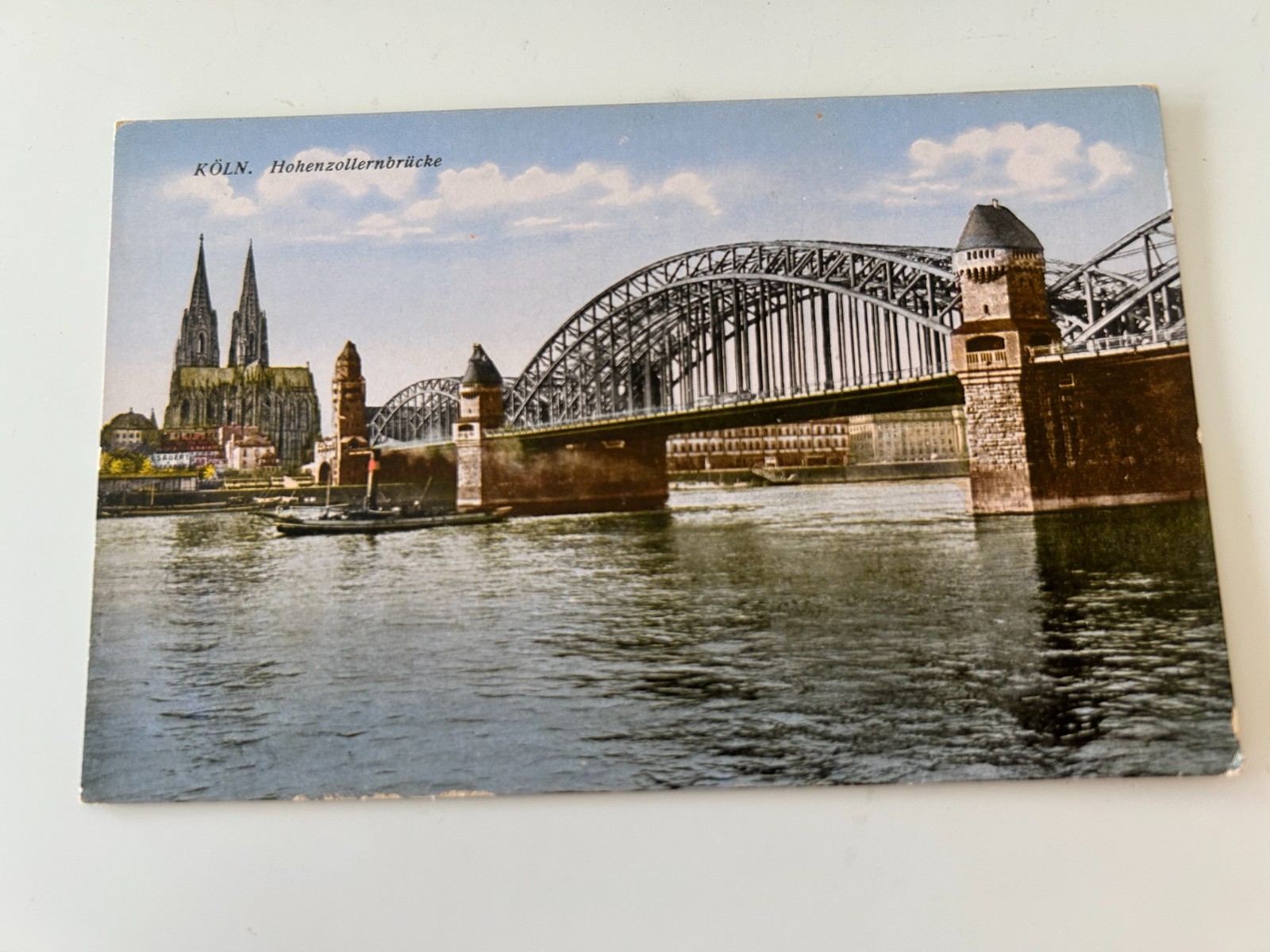 Hohenzollernbrucke Koln Germany Postcard
