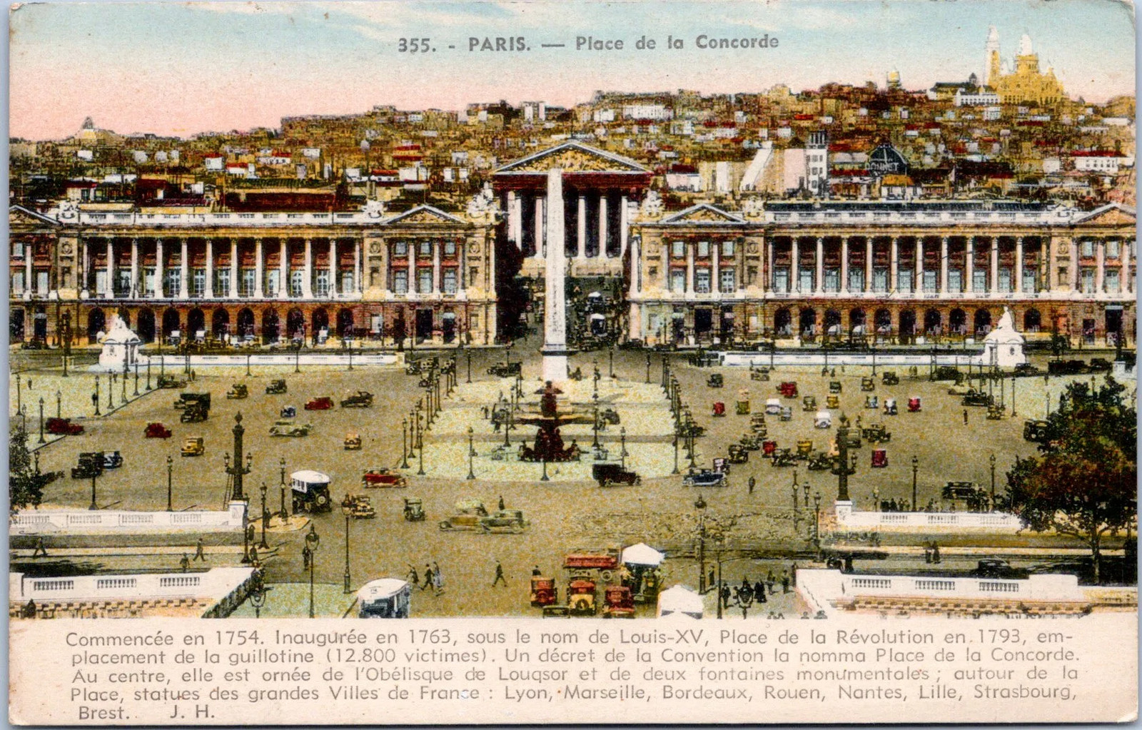 Paris, Ile-De-France – Place De La Concorde Postcard