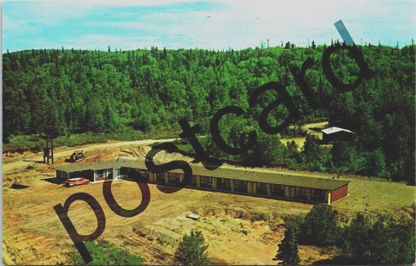 PIC MOTEL, Marathon, Ontario, A & M Pasanen, Mr & Mrs Dan Kodiak, postcard jj397