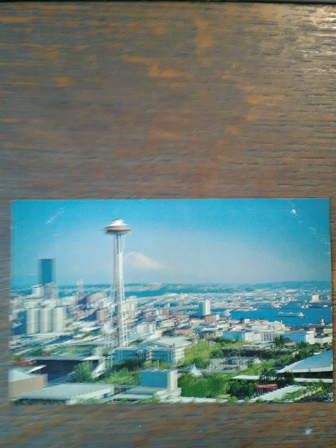 AIR VIEW OVER SEATTLE WASHINGTON PHOTO POST CARD SEATTLE WASHINGTON