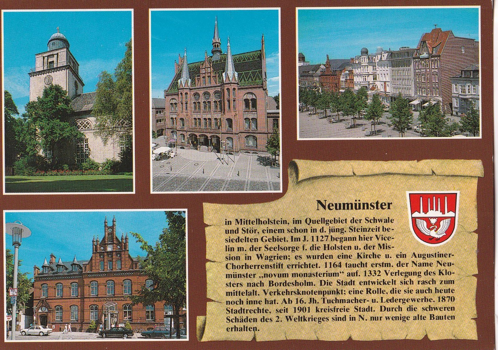 Postcard – (D) – Neumünster – City Chronicle – around 1980/90