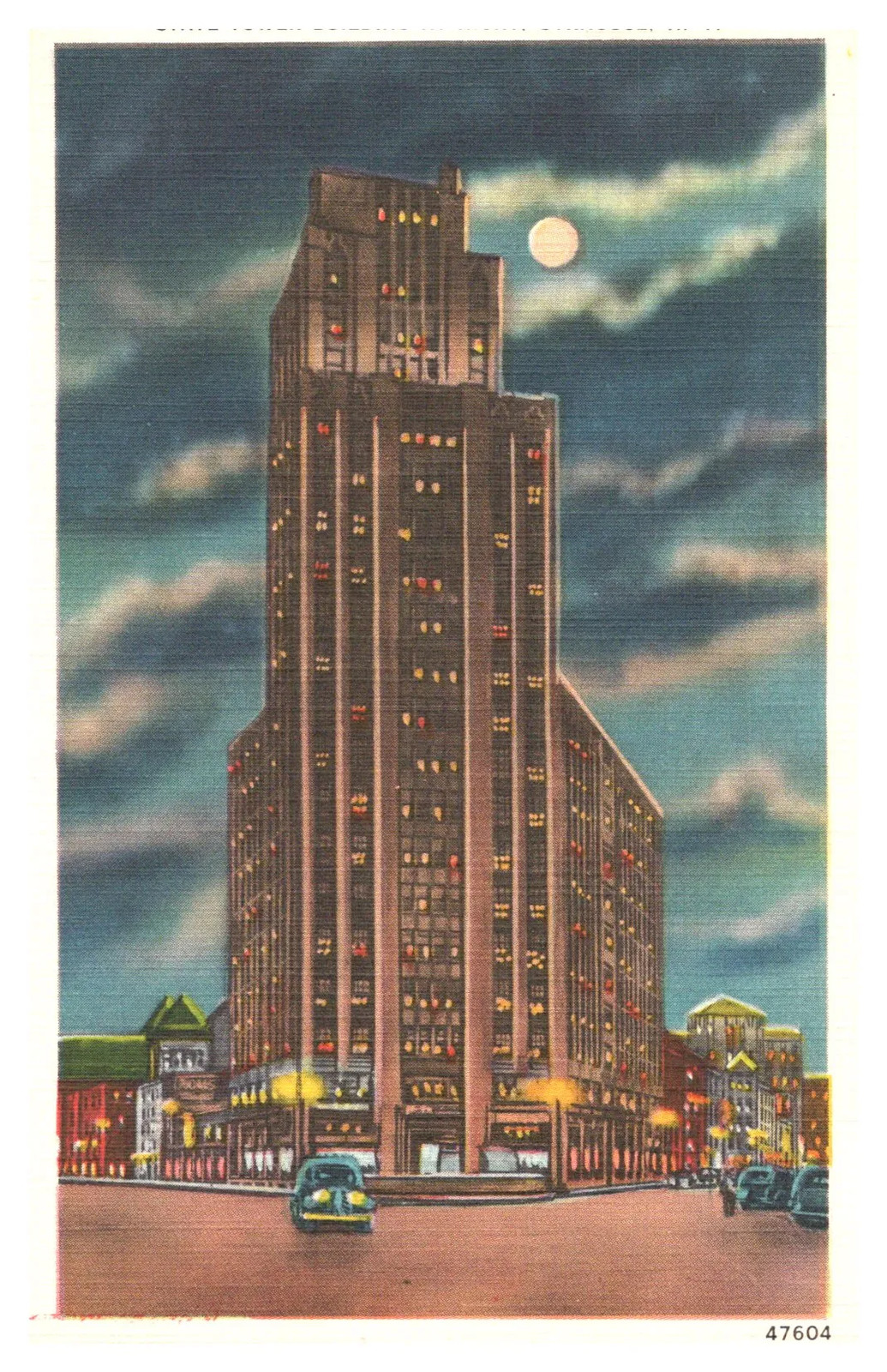 Syracuse, New York – State Tower Building – Wm. Jubb Co. Inc. Postcard