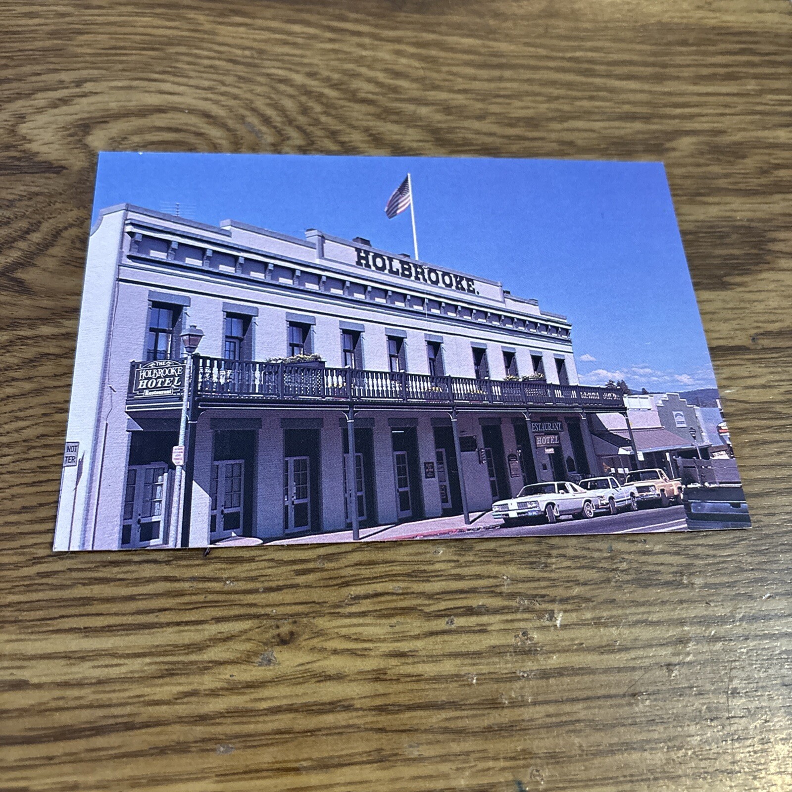 Holbrook Hotel Main Street Grass Valley California Postcard