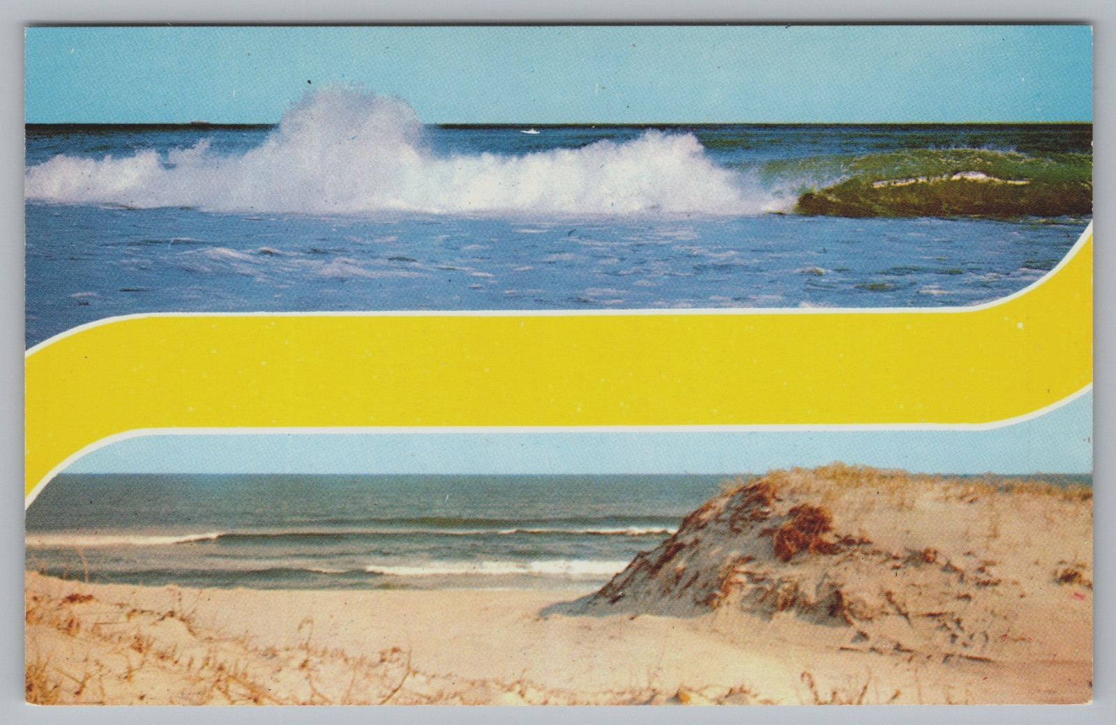 Vintage Postcard, Beach, Artistic Picture