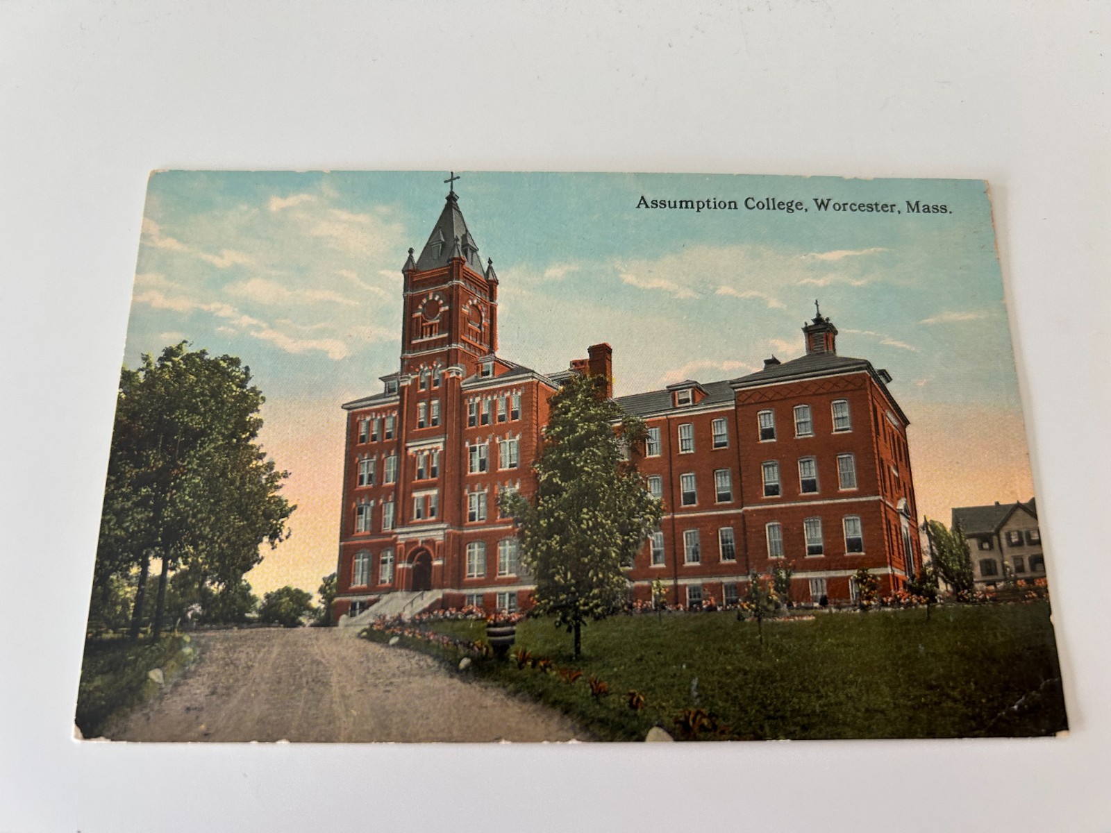 Assumption College Worcester Massachusetts MA Postcard