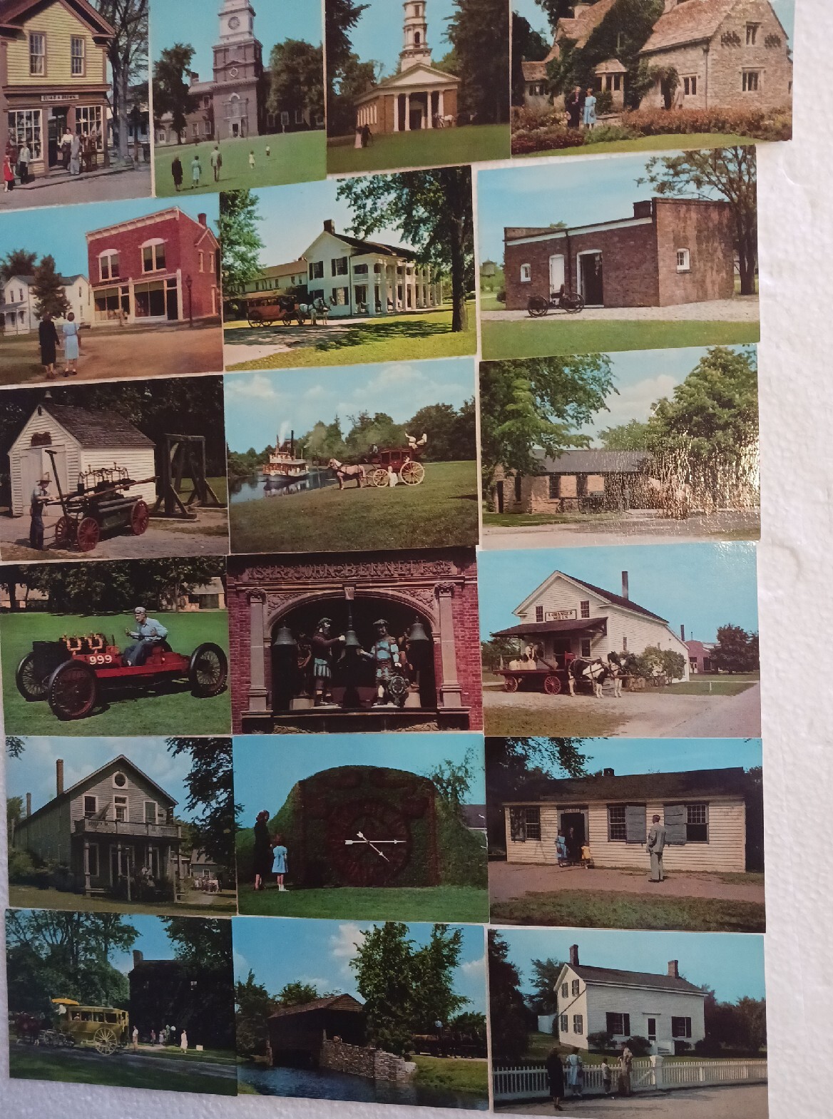 Vintage 1970s Greenfield Village History Cards Dearborn Michigan