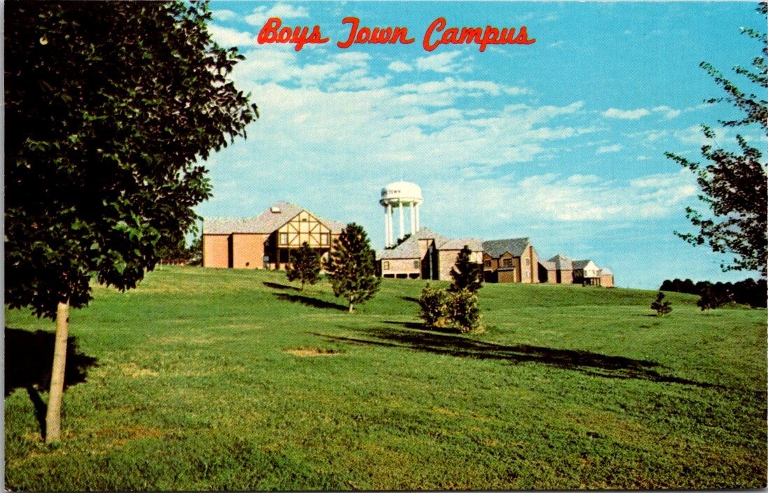 Postcard Boys Town Residences Chrome Divided Back
