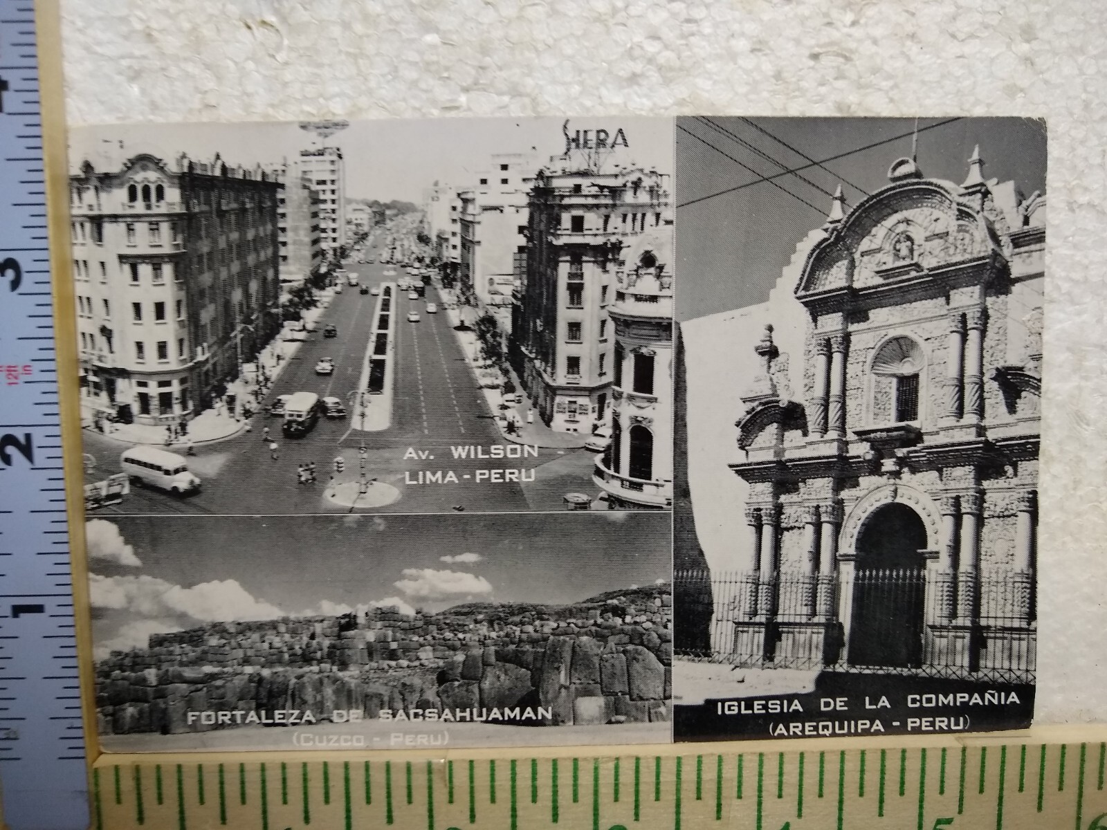 Postcard Famous Places / Landmarks in Peru
