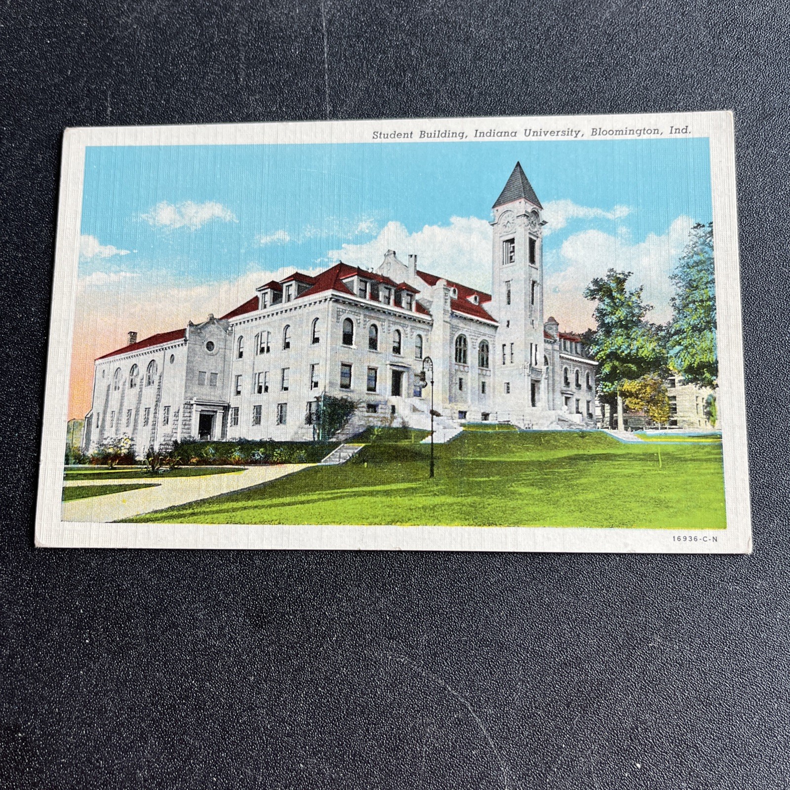 Indiana University 1949 Student Building Bloomington Exterior 1940’s