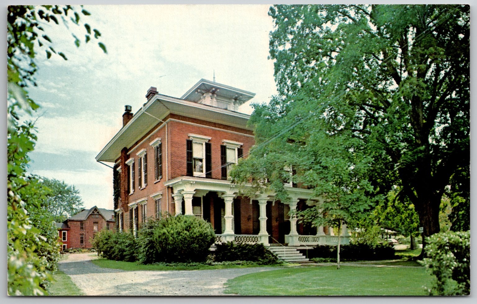 Morgan-Manning House Brockport NY 1978 Italianate Landmark Postcard
