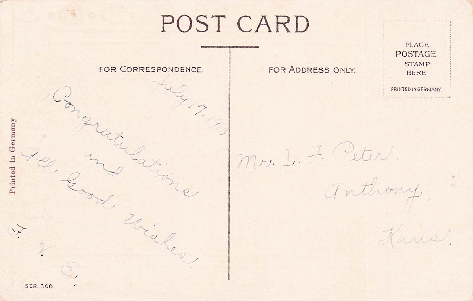 Art Nouveau Landscape Birch Trees Lake Ornate Columns Antique Vtg Postcard J54