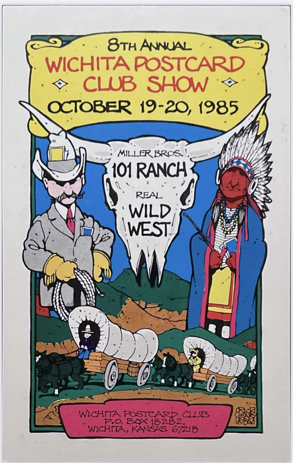 Wichita Kansas Postcard Club 8th Annual Show Limited Edition Out Of 122/400