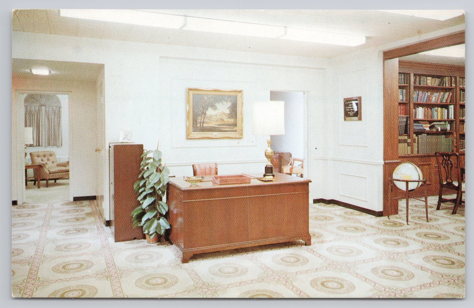 Postcard Memorial Library Grange Building Washington, D.C.