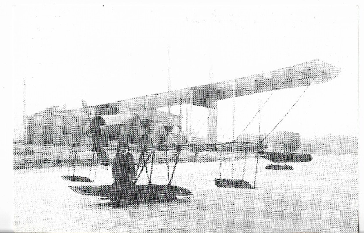 VTG Postcard – S-6B Airplane Built 1912 100 hp Argus Engine