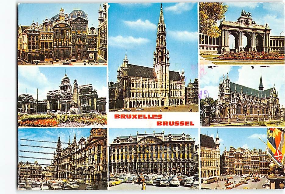 Postcard Brussels Belgium