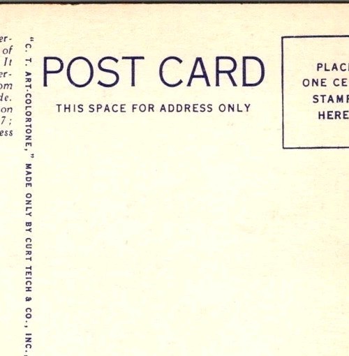 Seattle WA The U S Capitol 1940s Downtown View Linen Postcard