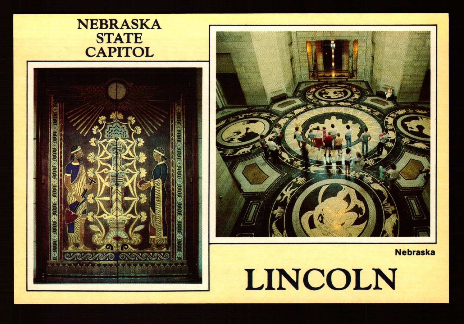 POSTCARD : NEBRASKA – LINCOLN NE – STATE CAPITOL BUILDING
