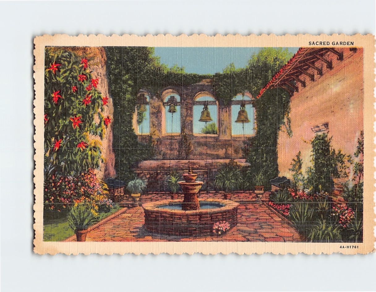 Postcard Mission San Juan Capistrano California USA