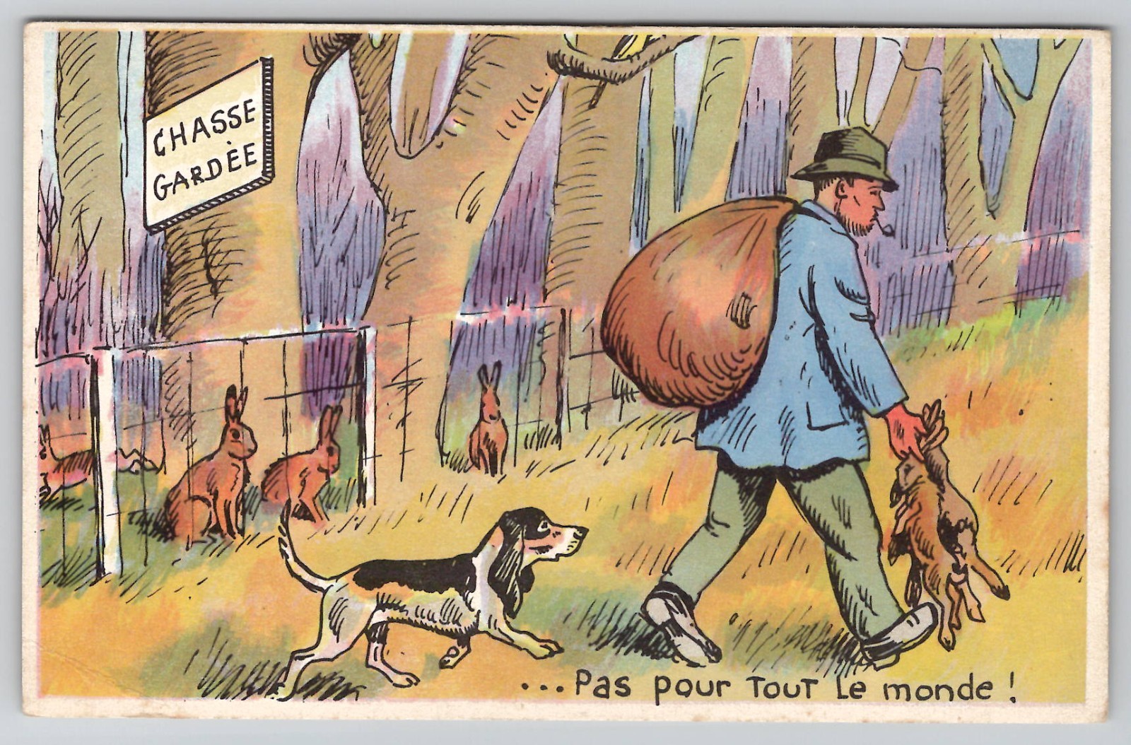 Hunting Postcards Lot of 21 Early to Mid 1900’s American French Dutch Vienne