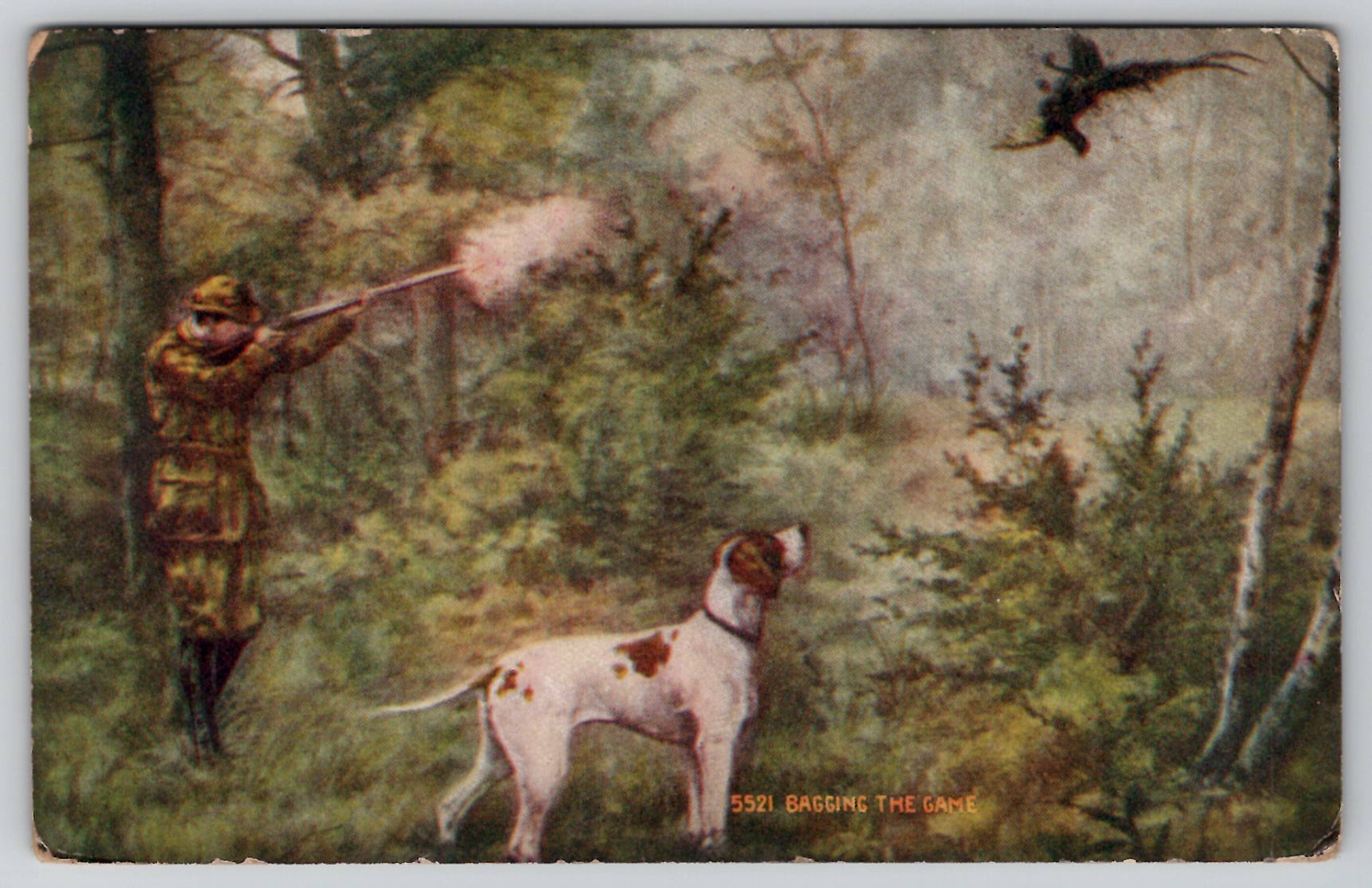 Hunting Postcards Lot of 21 Early to Mid 1900’s American French Dutch Vienne