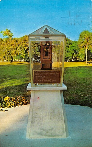 First Contiental Telephone Call Jekyll Island Ga Alexader Graham Bell
