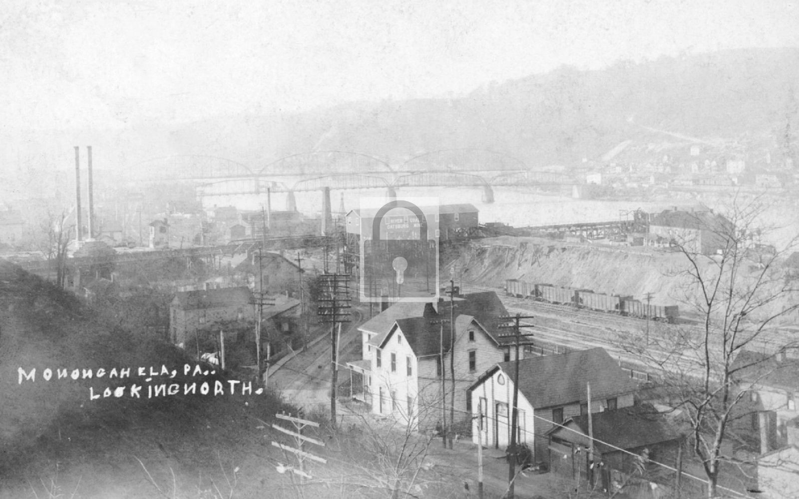 1910 River Coal Catsburg Mine Birdseye Monongahela Pennsylvania PA – Reprint