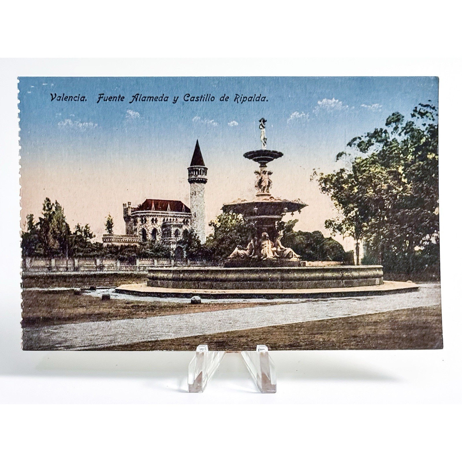 Vintage Postcard | Valencia, Spain | Palacio de Ripalda