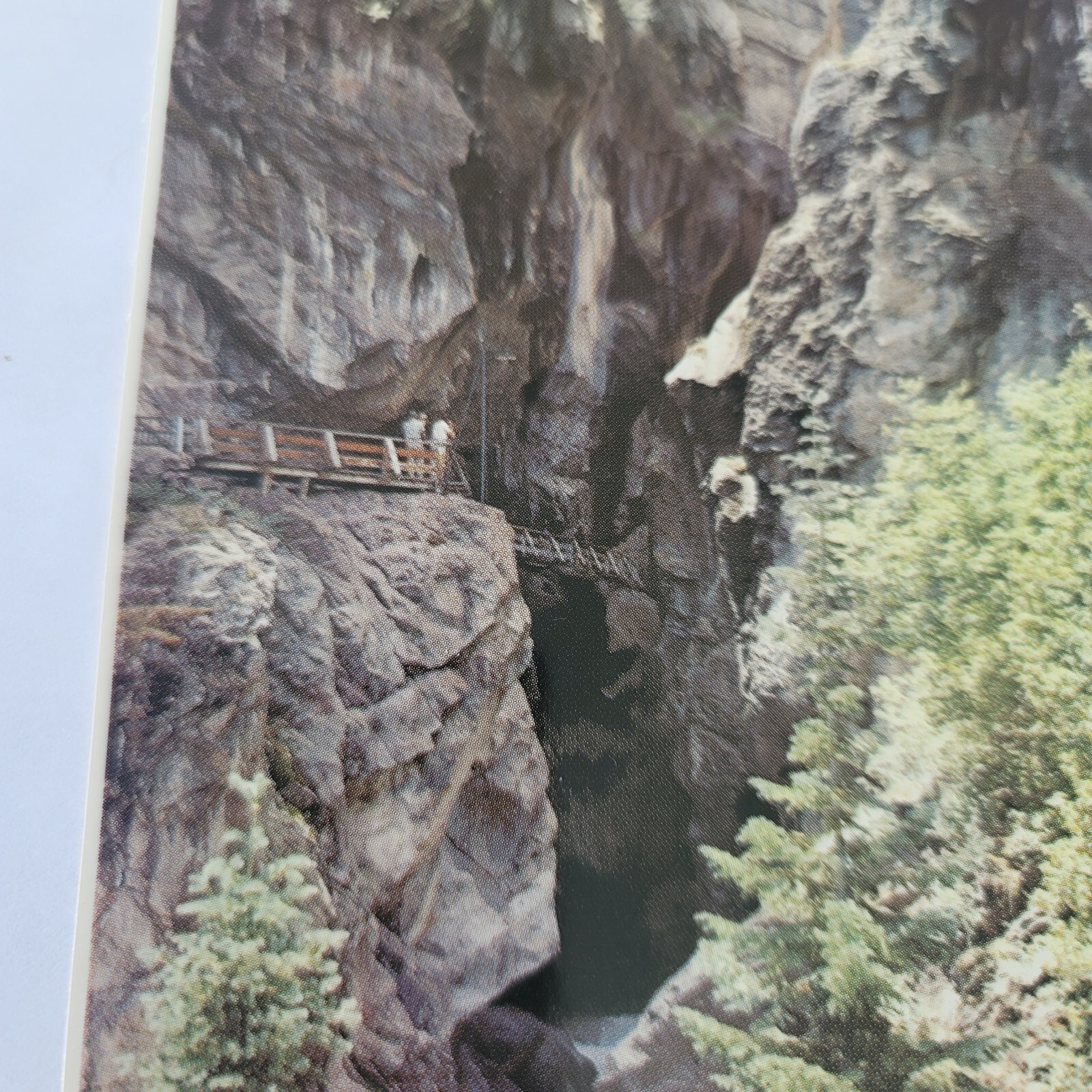 Vintage Postcard Box Canyon Ouray Colorado Bob Petley Petley Studios