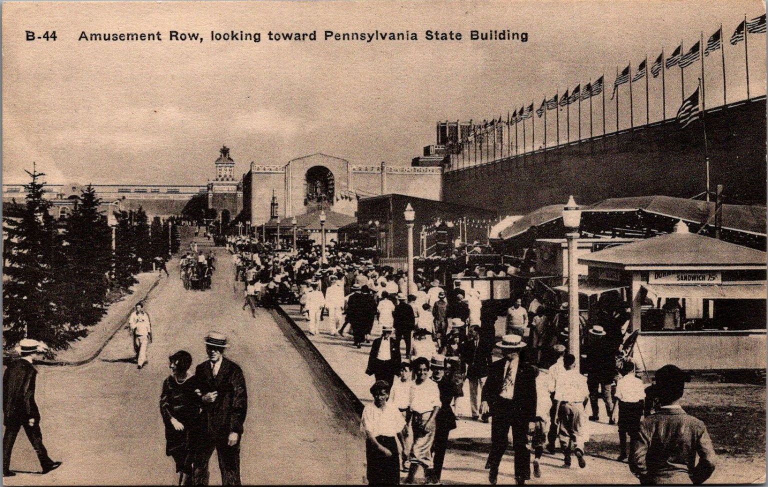 1926 Sesqui-Centennial Exposition Amusement Row Pennsylvania State Building