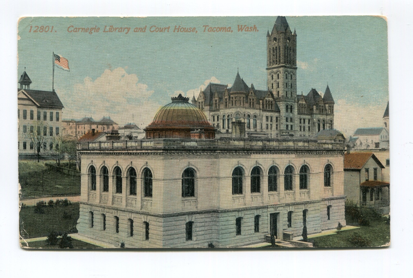 CARNEGIE LIBRARY AND COURT HOUSE TACOMA WASH
