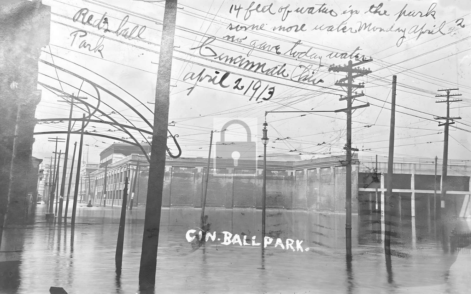 Cincinnati Reds Baseball Ball Park Redland Field Ohio OH – Reprint