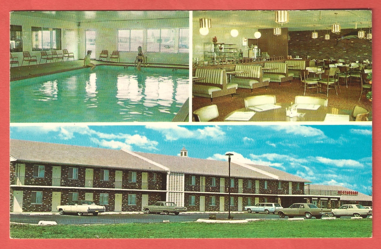 EFFINGHAM BEST WESTERN MOTEL, EFFINGHAM, ILLINOIS – 1970 Postcard
