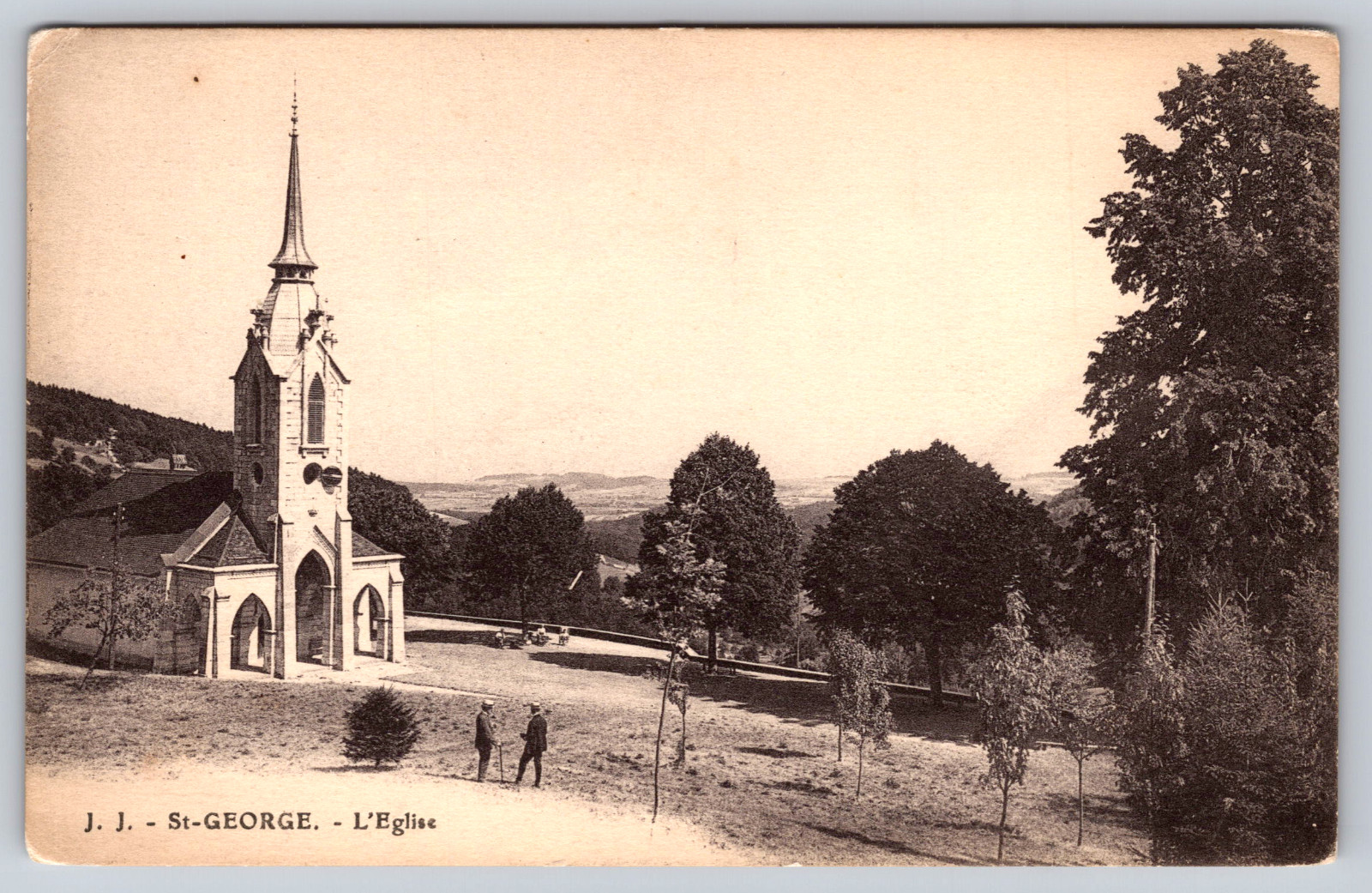 Postcard St. George L’Eglise France