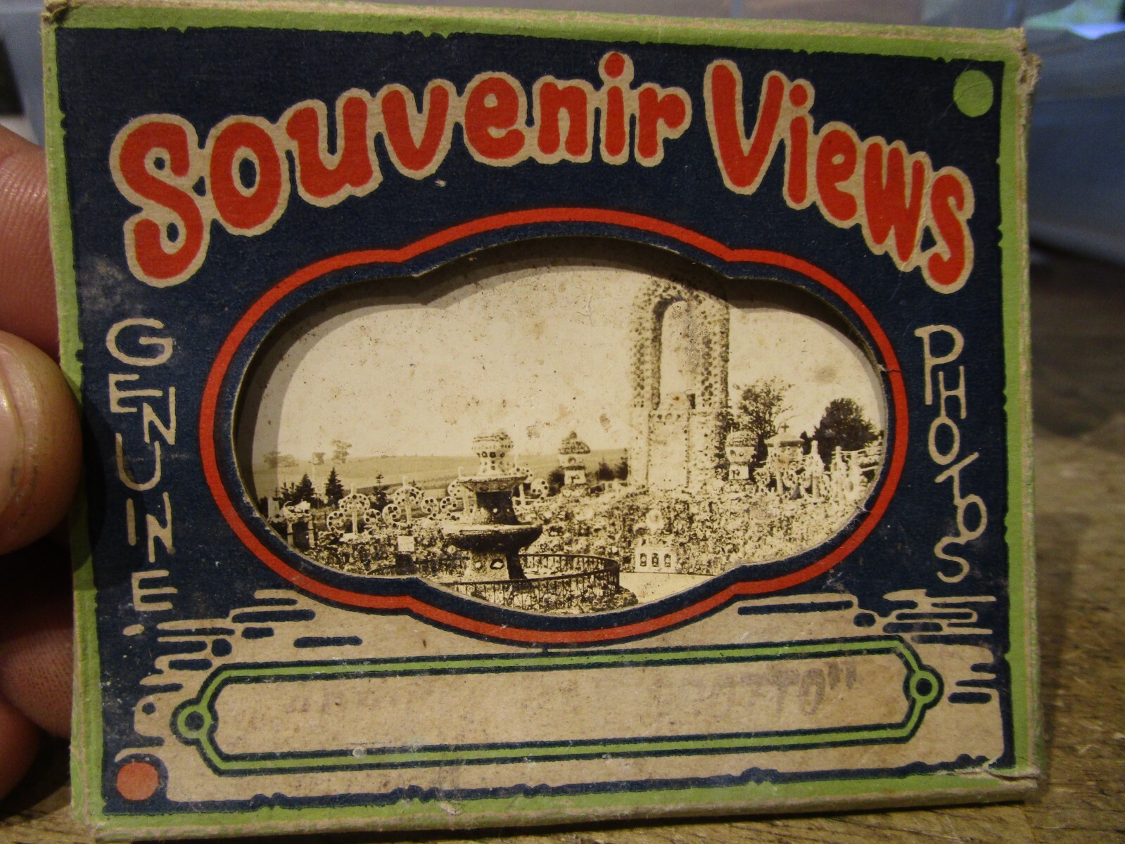 SOUVENIR VIEWS POSTCARD FOLDER Dickeyville Wisconsin Grotto Catholic Virgin Mary