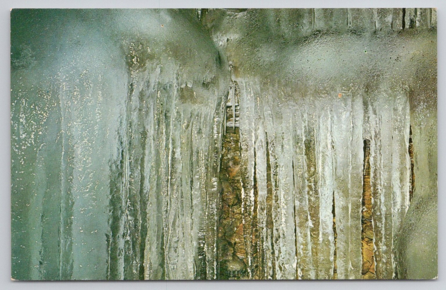 Coudersport Ice Mine PA Postcard – Natural Color Card – Modern-Ad