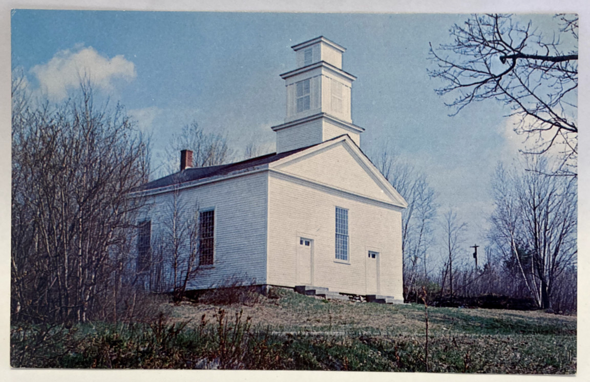 North Groton Church, New Hampshire NH, Mrs. Patterson Attended, Vintage Postcard