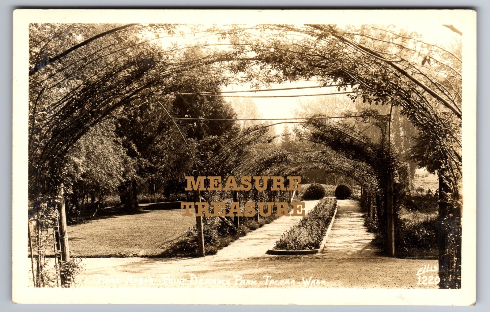 C.1940 TACOMA, WA POINT DEFIANCE PARK d ELLIS PHOTO Postcard P99