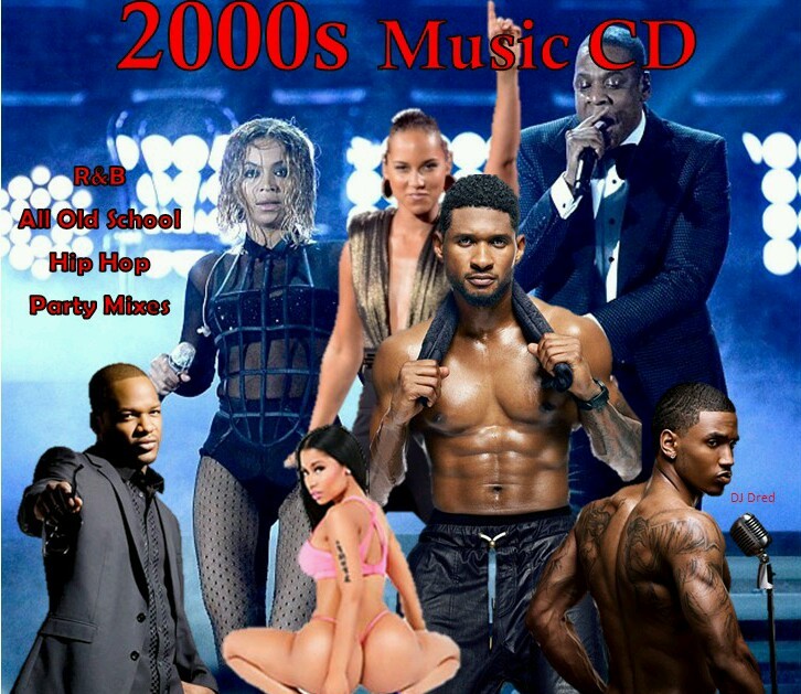 40 Songs》2000’s R&B Hip Hop Music CD》Non-Stop Mixes》Old School