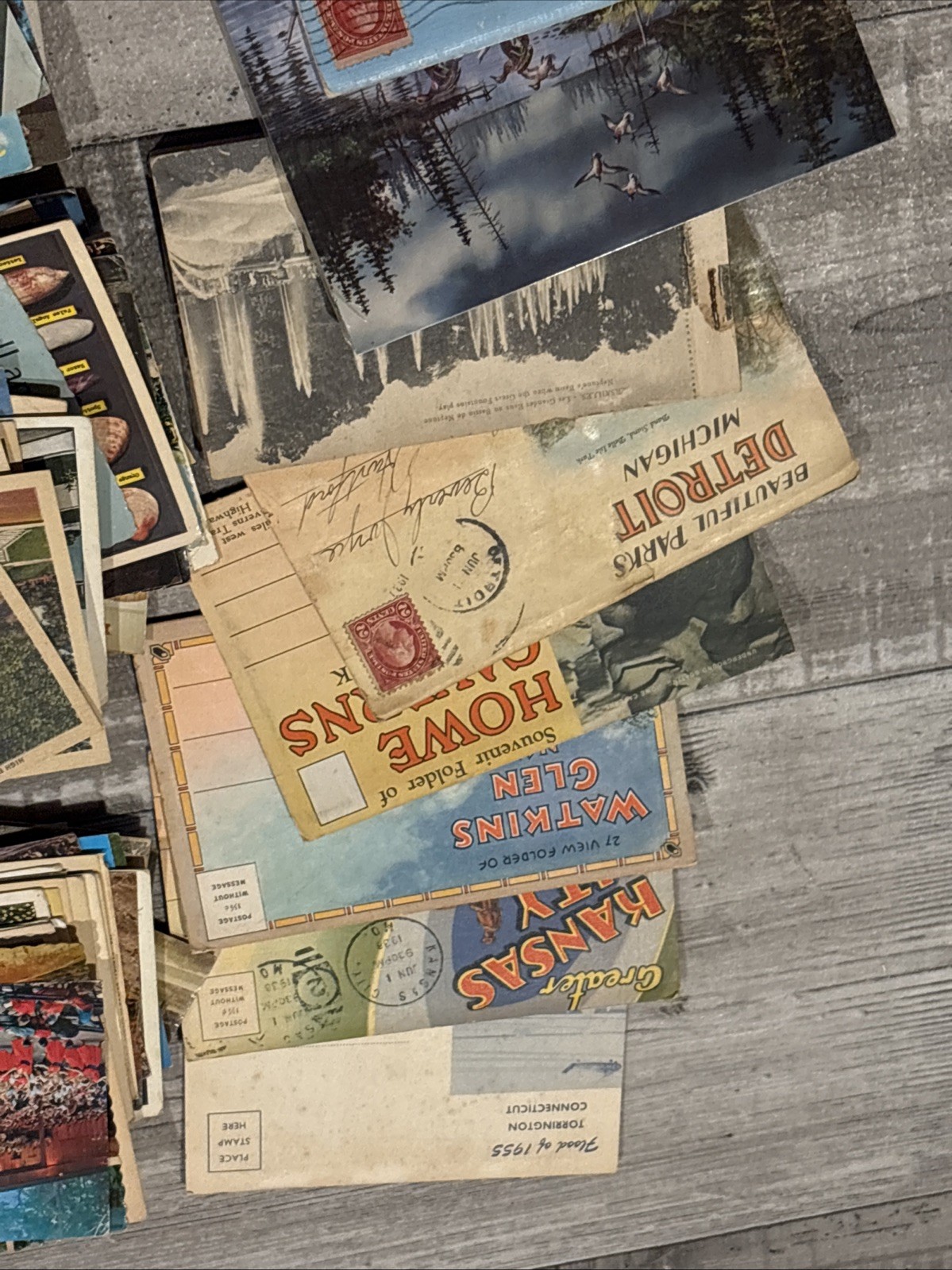 Approx 600+ US Foreign Rare Vintage Postcards Large BULK Lot Stamp Unused/Used