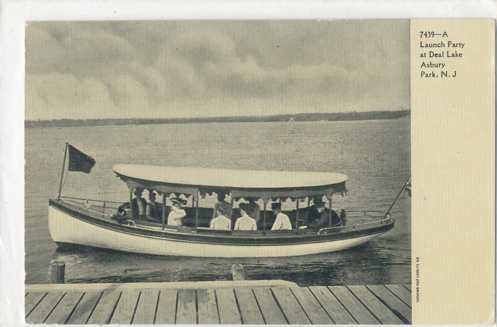 NJ ASBURY PARK – LAUNCH PARTY @ DEAL LAKE – postcard
