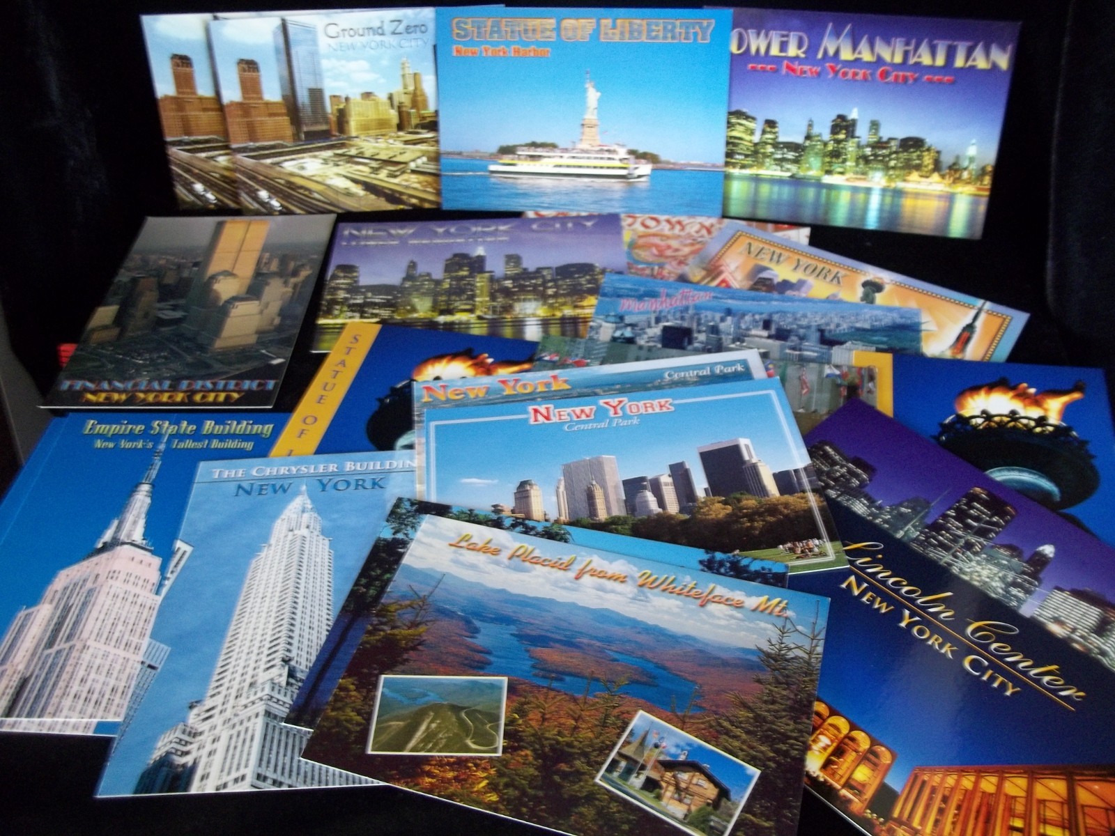 Ground Zero + POSTCARD LOT of 20 NEW YORK STATE Vintage Cards