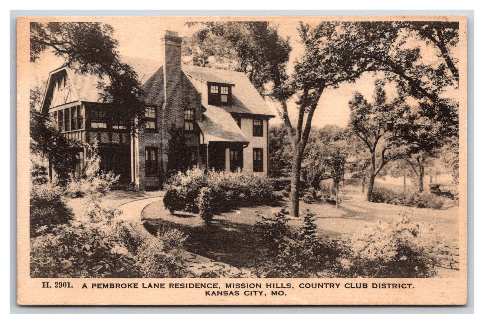 Historic home Mission Hills Mansion Kansas City Missouri – Pembroke Lane