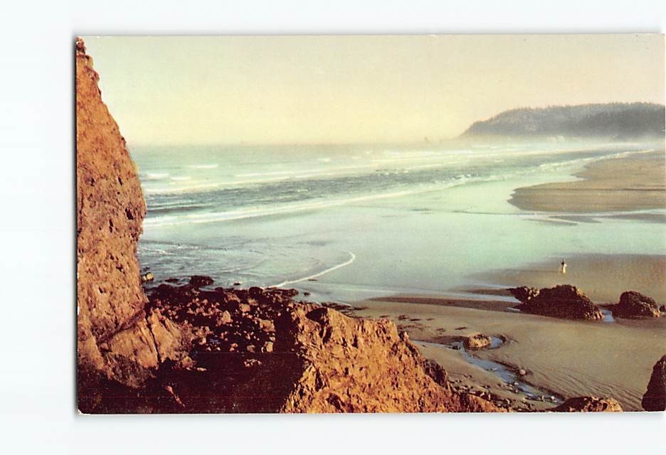 Postcard Cannon Beach on the Oregon Coast USA