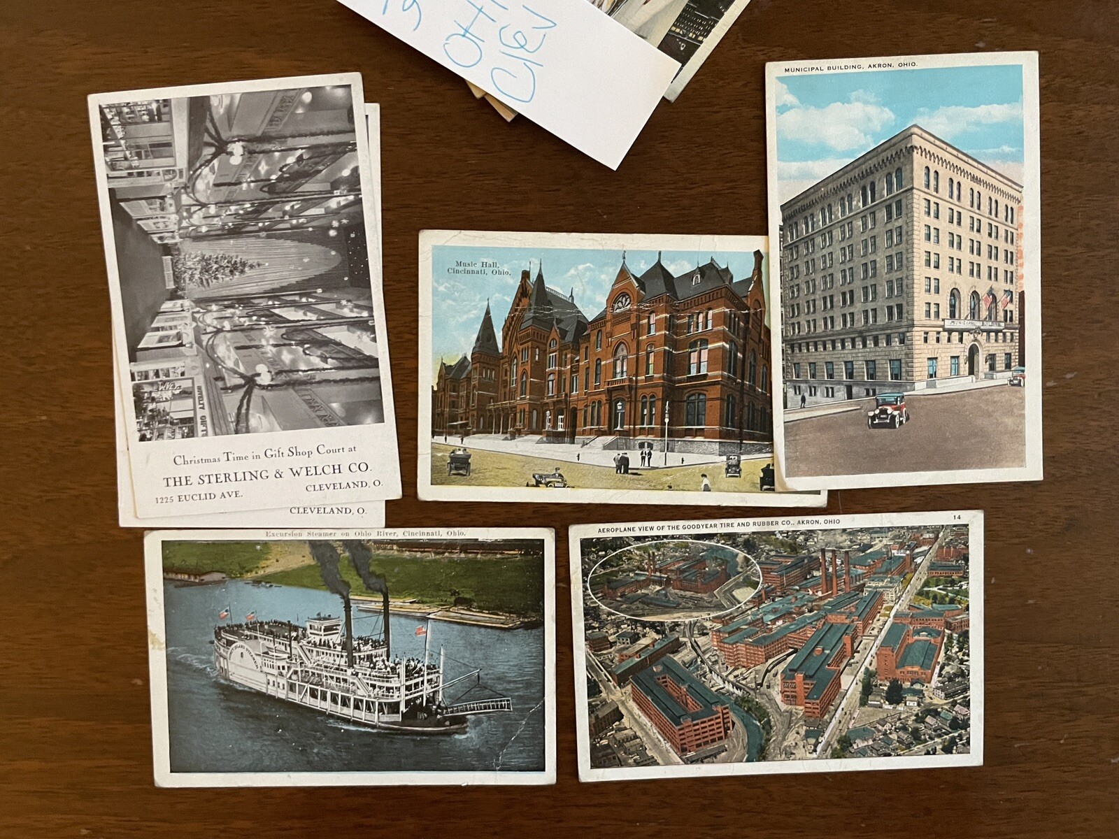Vintage Postcard Lot Of 31 Cleveland Ohio Goodyear Tire Akron 1900s 20s