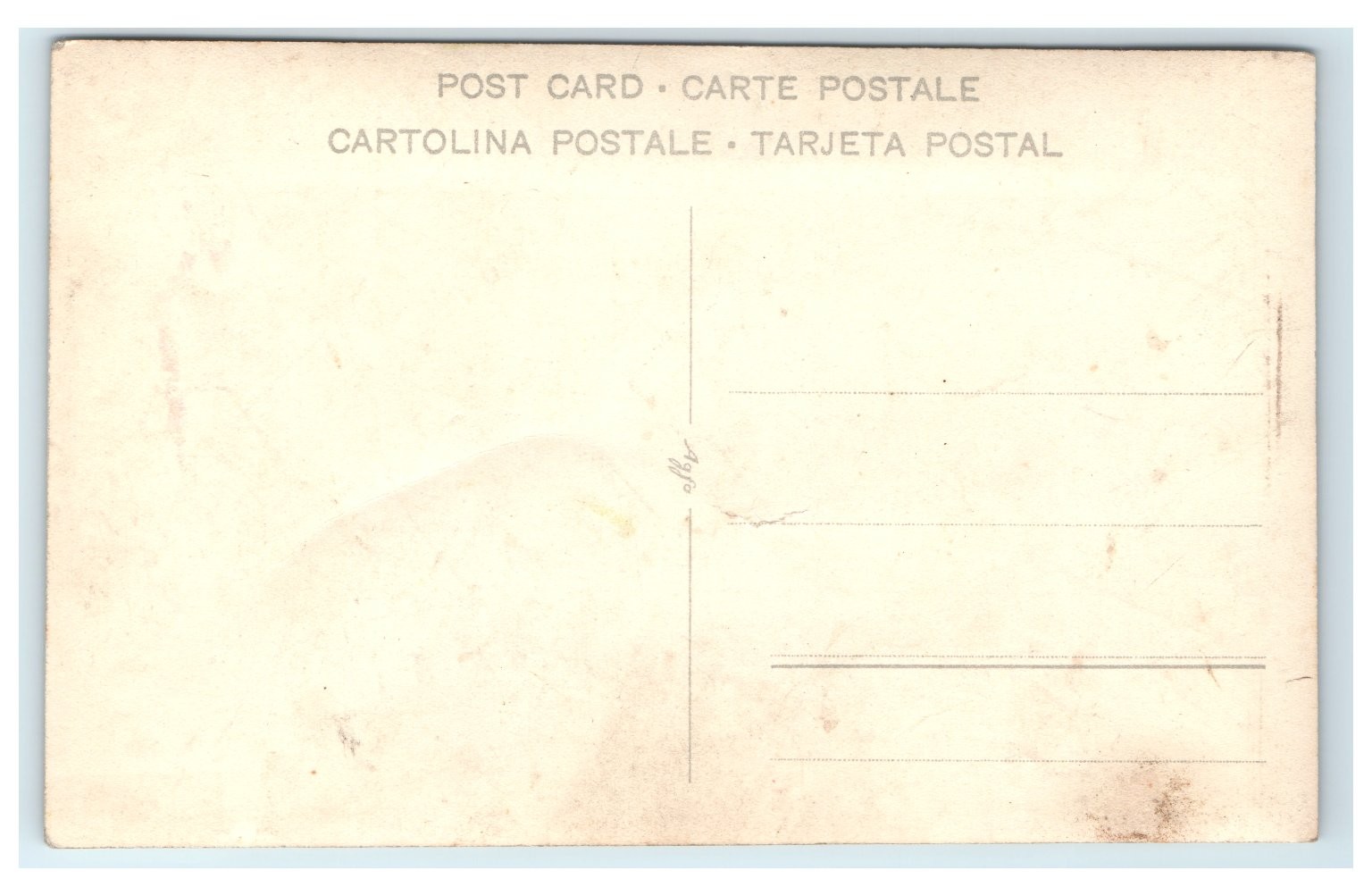 Vintage RPPC Aerial View Mountain Valley Village Road Southeast Asia