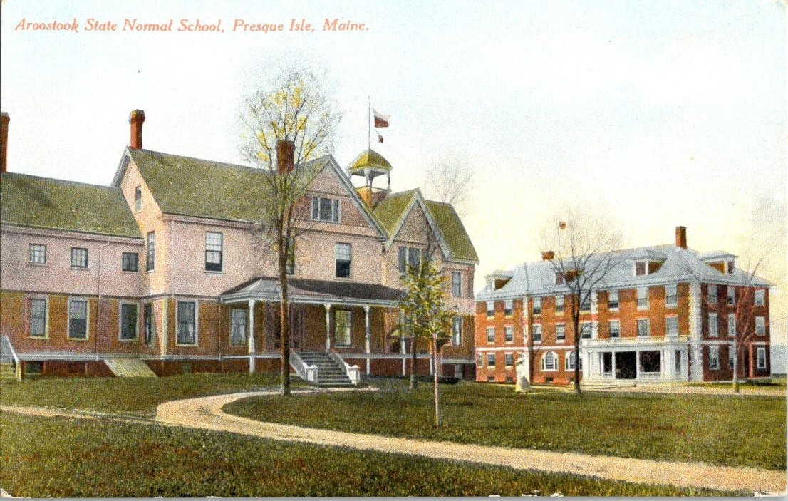 Aroostook State Normal School Presque Isle Maine Postcard